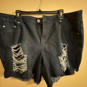 Jean shorts 6in inseam